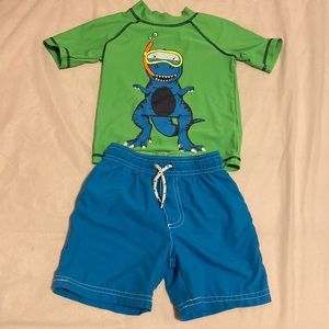 Toddler boy swim ware 2pc set